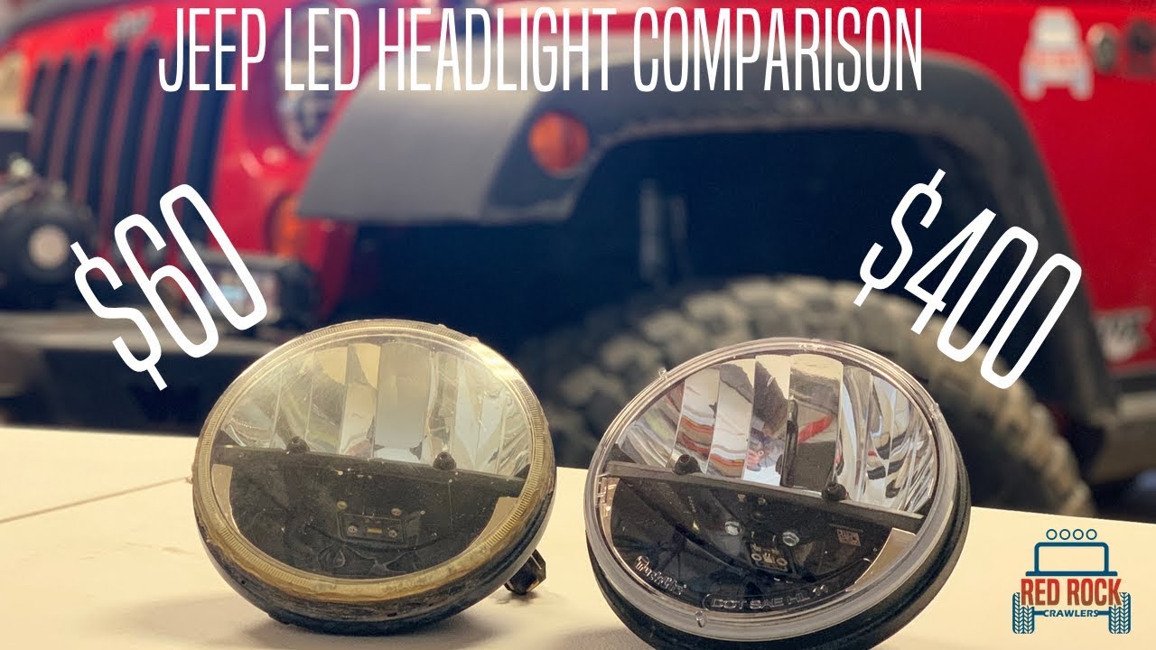 Jeep LED Headlights CHEAP VS  EXPENSIVE