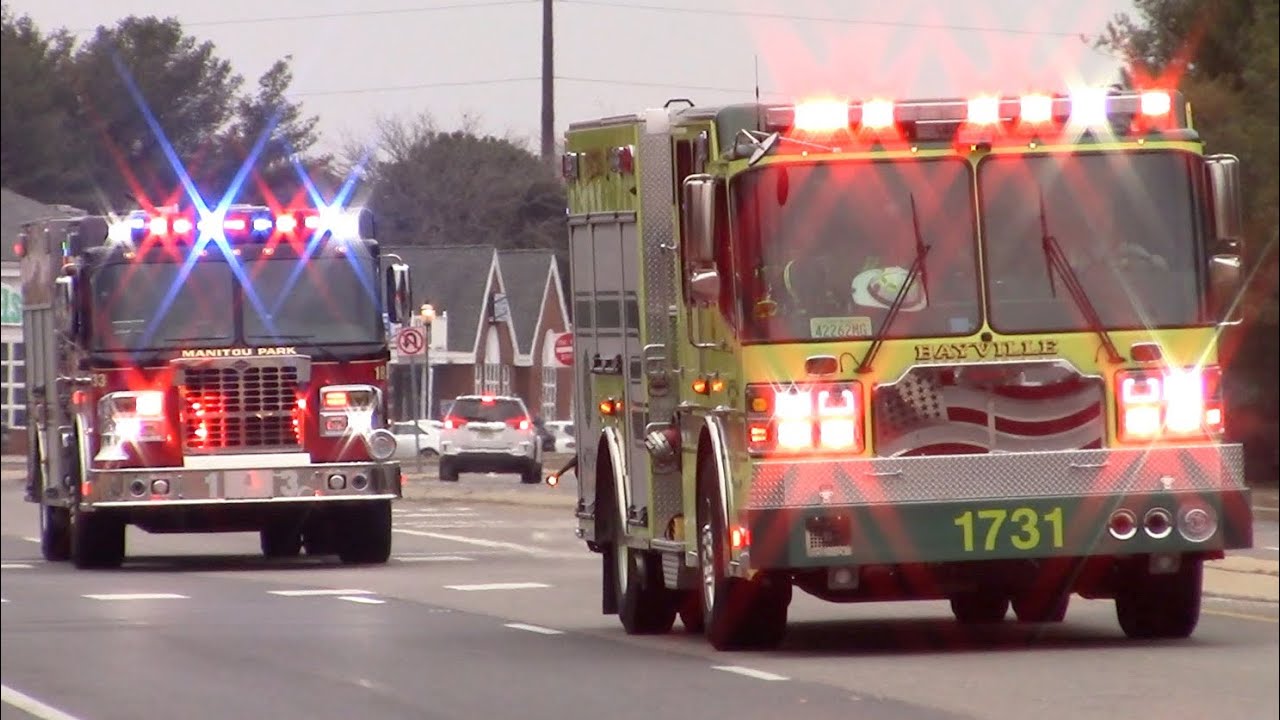 Fire Trucks Responding Compilation Part 77 - Ferrara Fire Apparatus