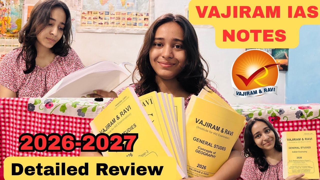 Vajiram IAS Notes Review 🔥Are Yellow Books Worth It for UPSC 2026?