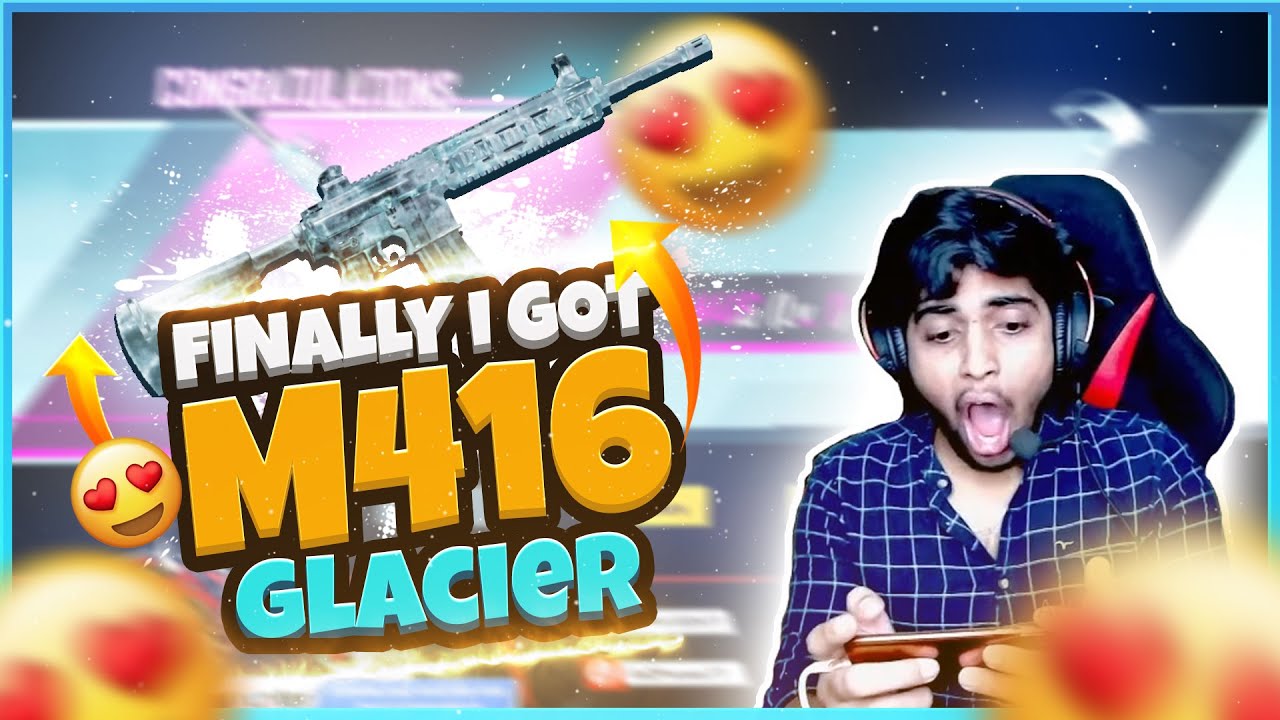 😍 BGMI LUCKY FOR ME | Got the M416 GLACIER | BGMI Create Opening