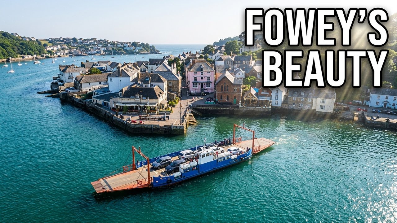 Explore the ABSOLUTE BEAUTY of Fowey Estuary's River Town in Minutes