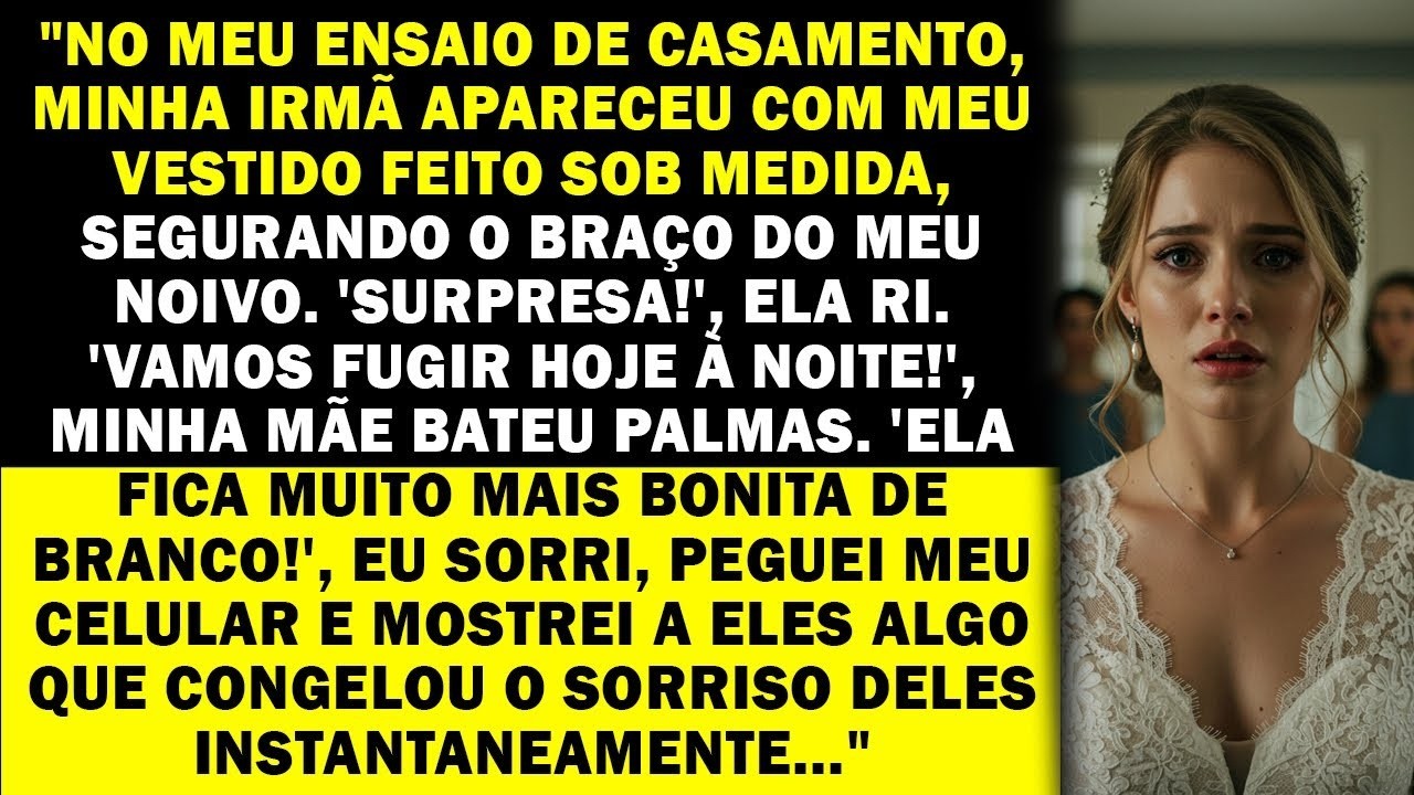 Peguei minha irmã com meu vestido de noiva e meu noivo — minha resposta chocou a todos'