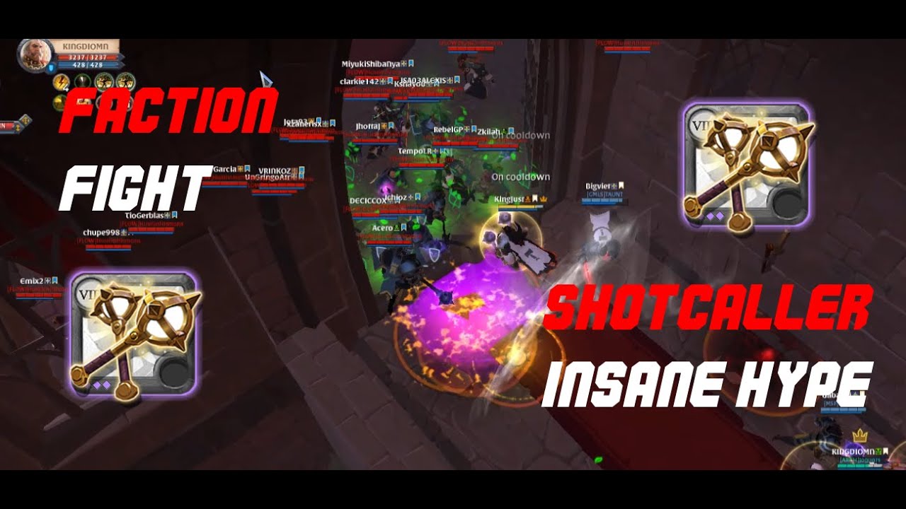 Shotcaller Lost His Mind | Faction Fight | Albion Online
