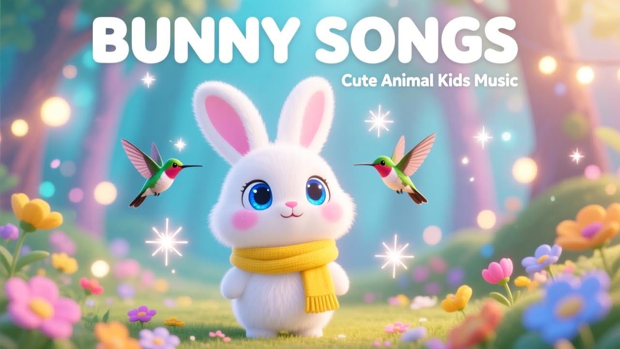 Cute Little Bunny Songs Compilation Fun & Adorable Kids Music.Tổng Hợp Những B&agrave;i H&aacute;t Về Thỏ Con 