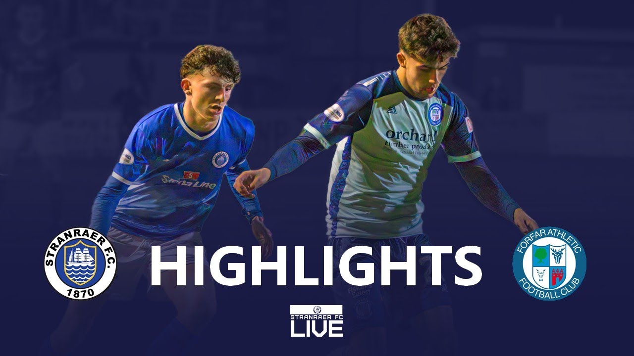 Highlights | Stranraer 1-2 Forfar Athletic, 4 March 2025
