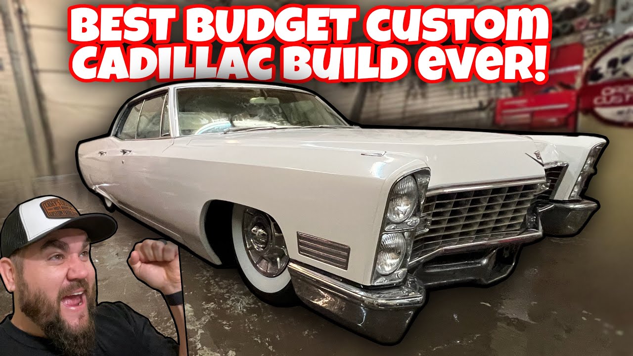 ABANDONED CADILLAC GETS RESTORED FOR CHEAP! CUSTOM BUDGET LOWRIDER FOR UNDER $3000!