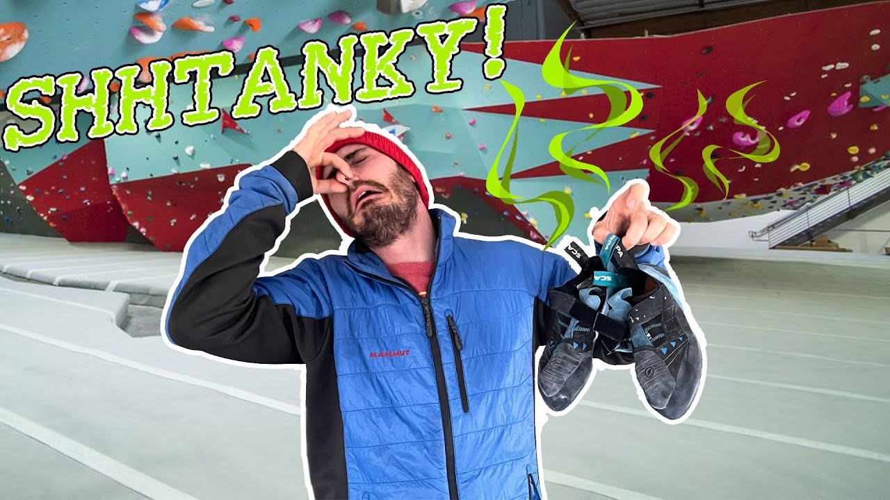 Удалите неприятный запах из ваших вонючих скальных туфель!