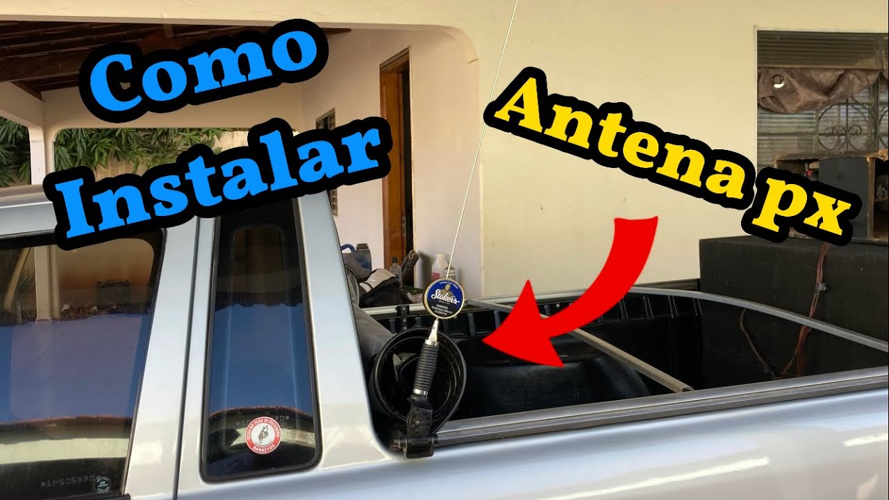 COMO INSTALAR ANTENA PX NA SAVEIRO