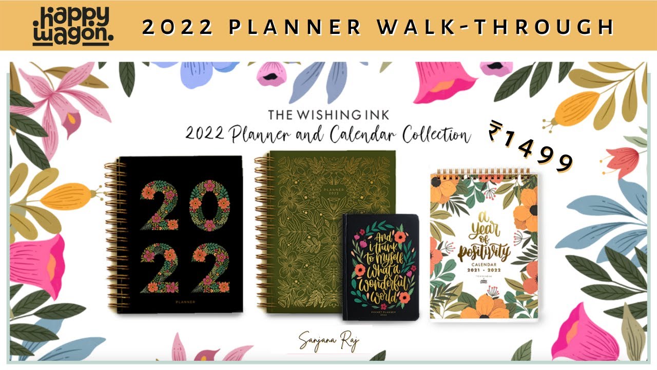 Happy Wagon Planner 2022 | The Wishing Ink Planner 2022 | Sanjana Raj
