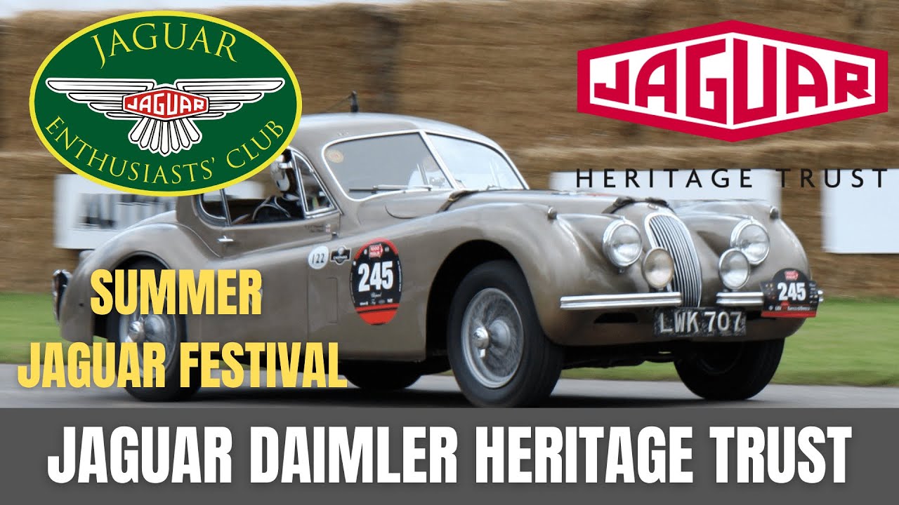 Jaguar Daimler Heritage Trust on track and unveiling 60th anniversary E-type art!