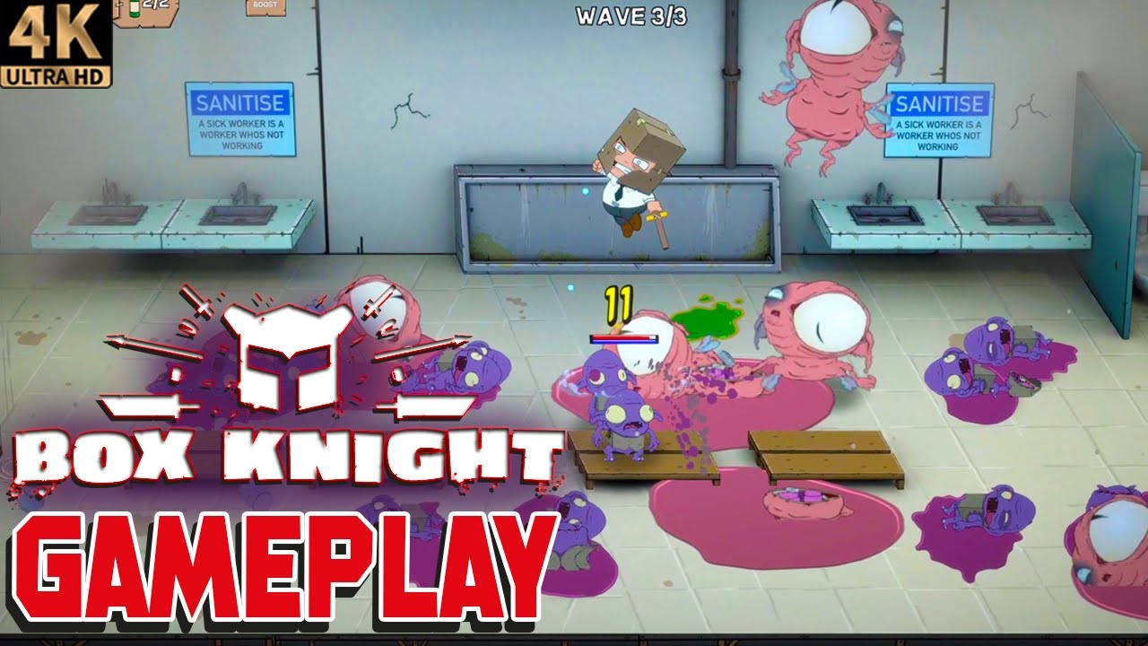 BOX KNIGHT - Demo Gameplay [4K] (Action RPG Roguelike Game)