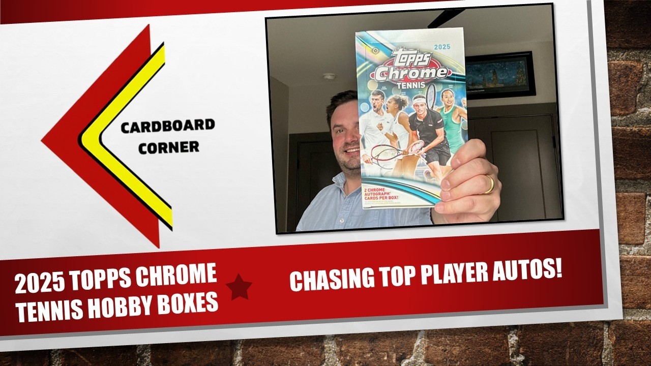 NADAL IS IN! 💎 Opening 2025 Topps Chrome Tennis Hobby Boxes BEFORE Release Day!