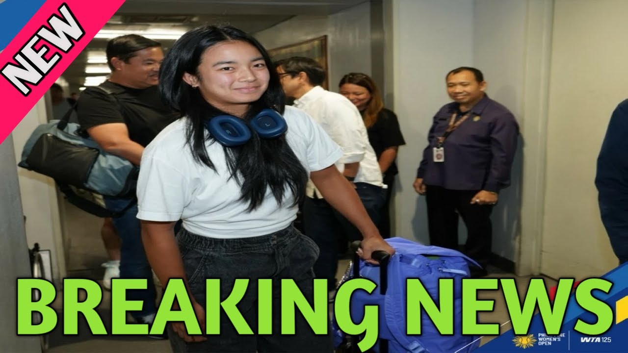 🎾 Alex Eala Touches Down in Manila! Ready to Conquer the Philippine Women's Open!