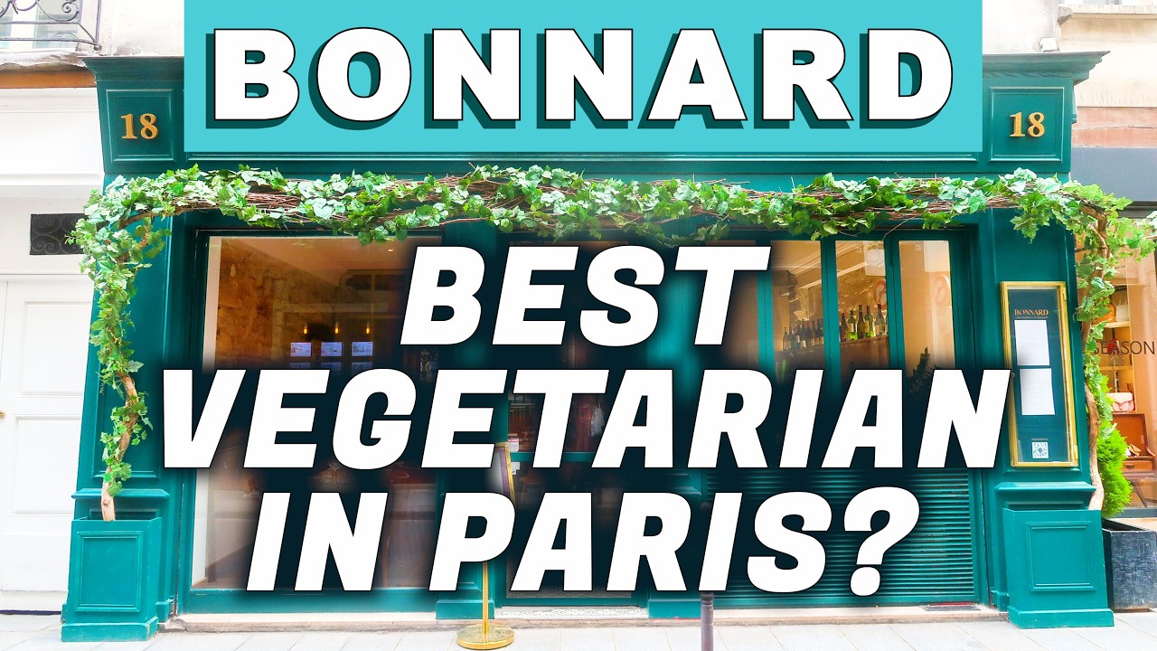 The BEST Vegetarian Restaurant in Paris? Bonnard in Le Marais