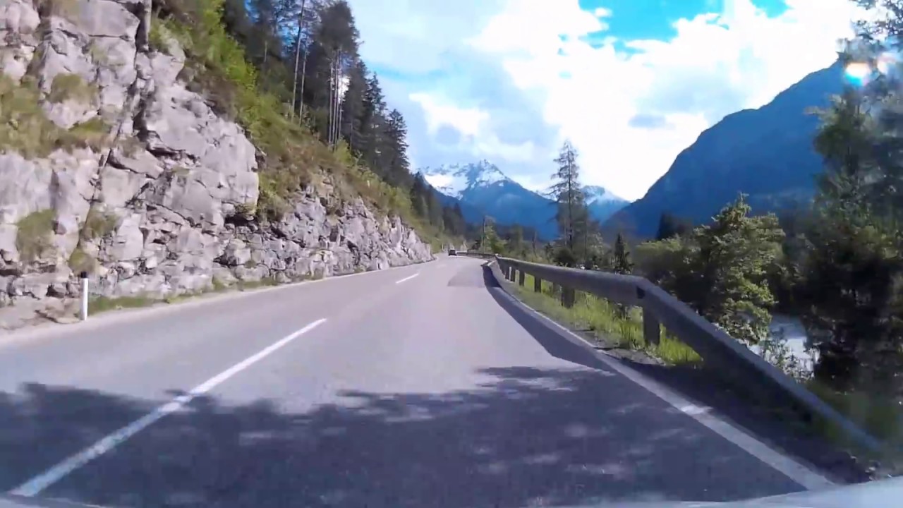 Fahrt durch das Lechtal zum Hahntenjoch 26 05 2016