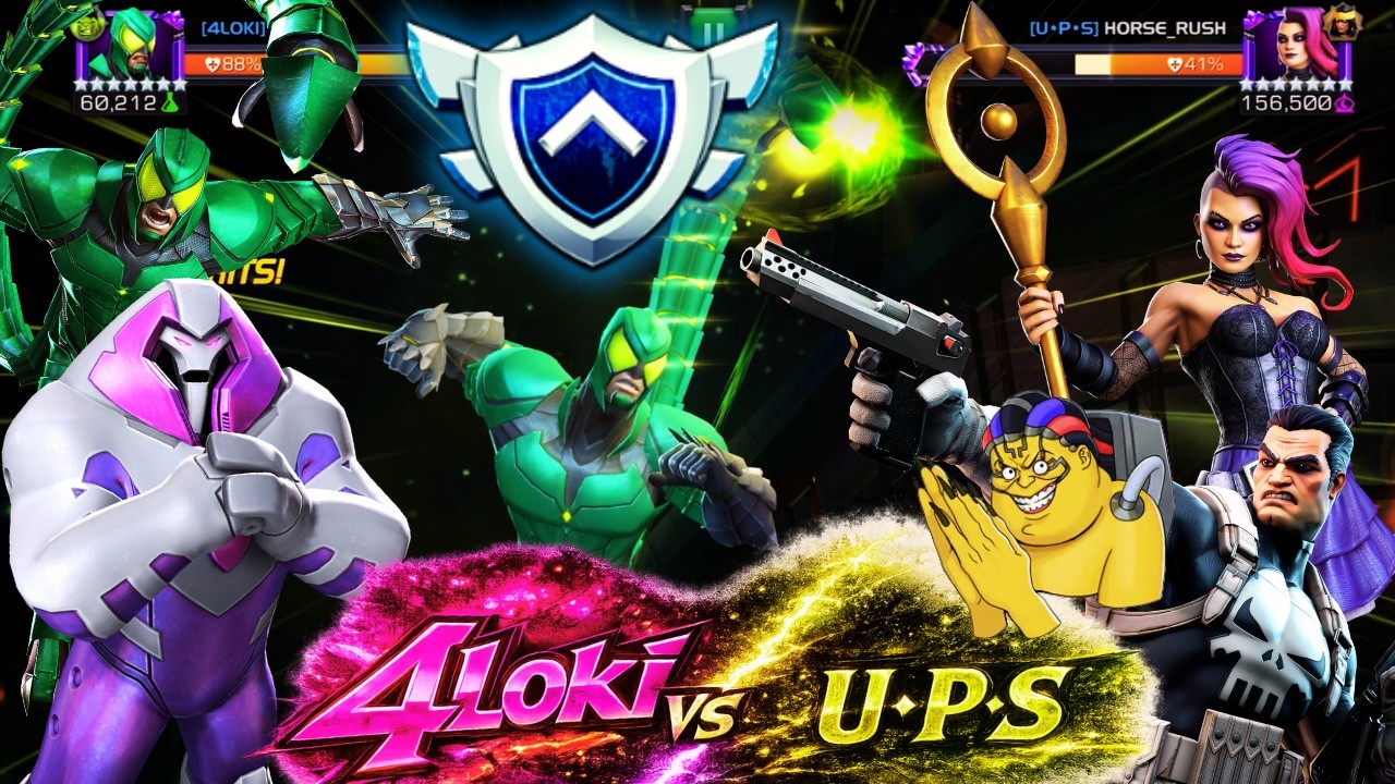 🦂War 4Loki vs U·P·S! Banquet Squad: Scorpion/Nimrod/Absorbing! Alliance War Season 69 War #6! - MCOC