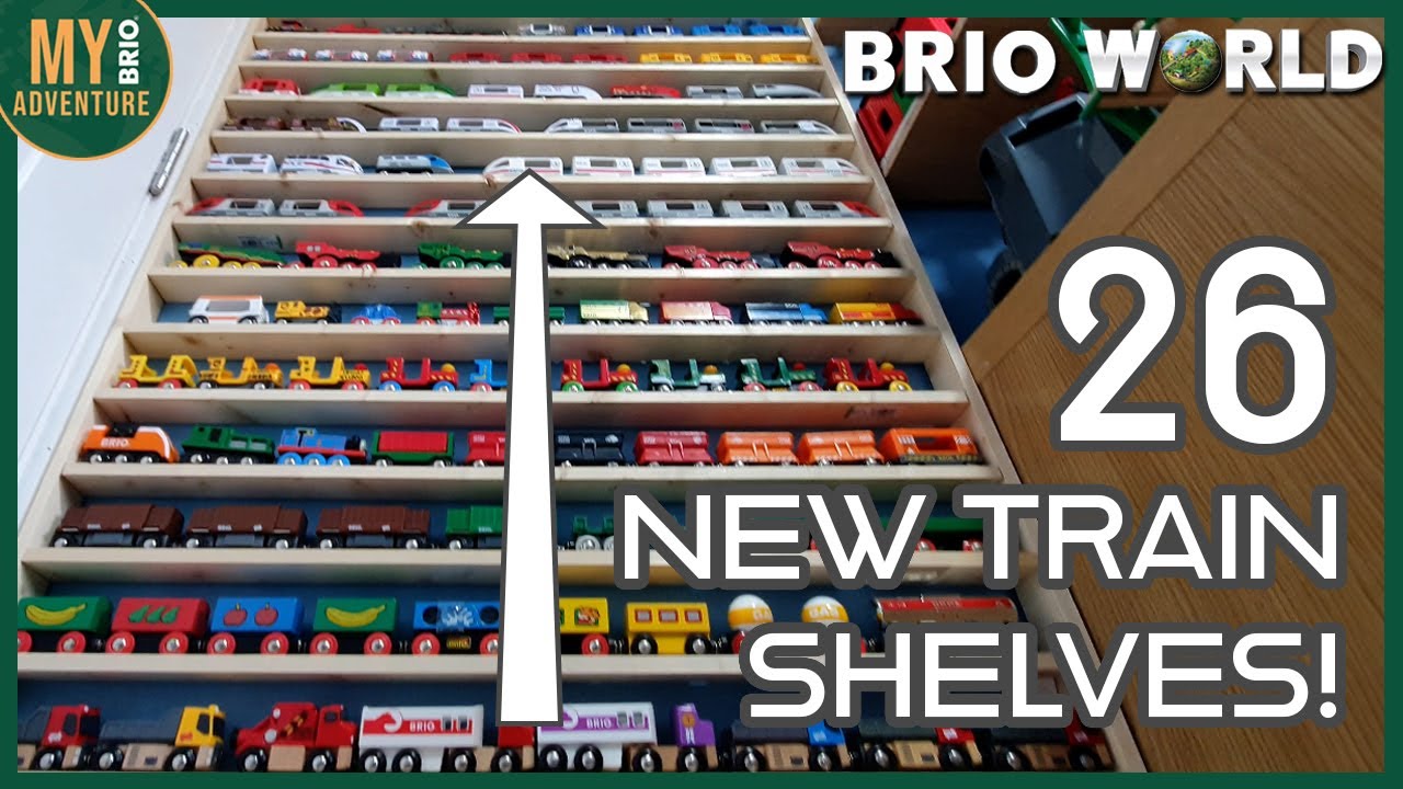 Обзор коллекции и обновления Train Room BRIO Train Shelf! 2024