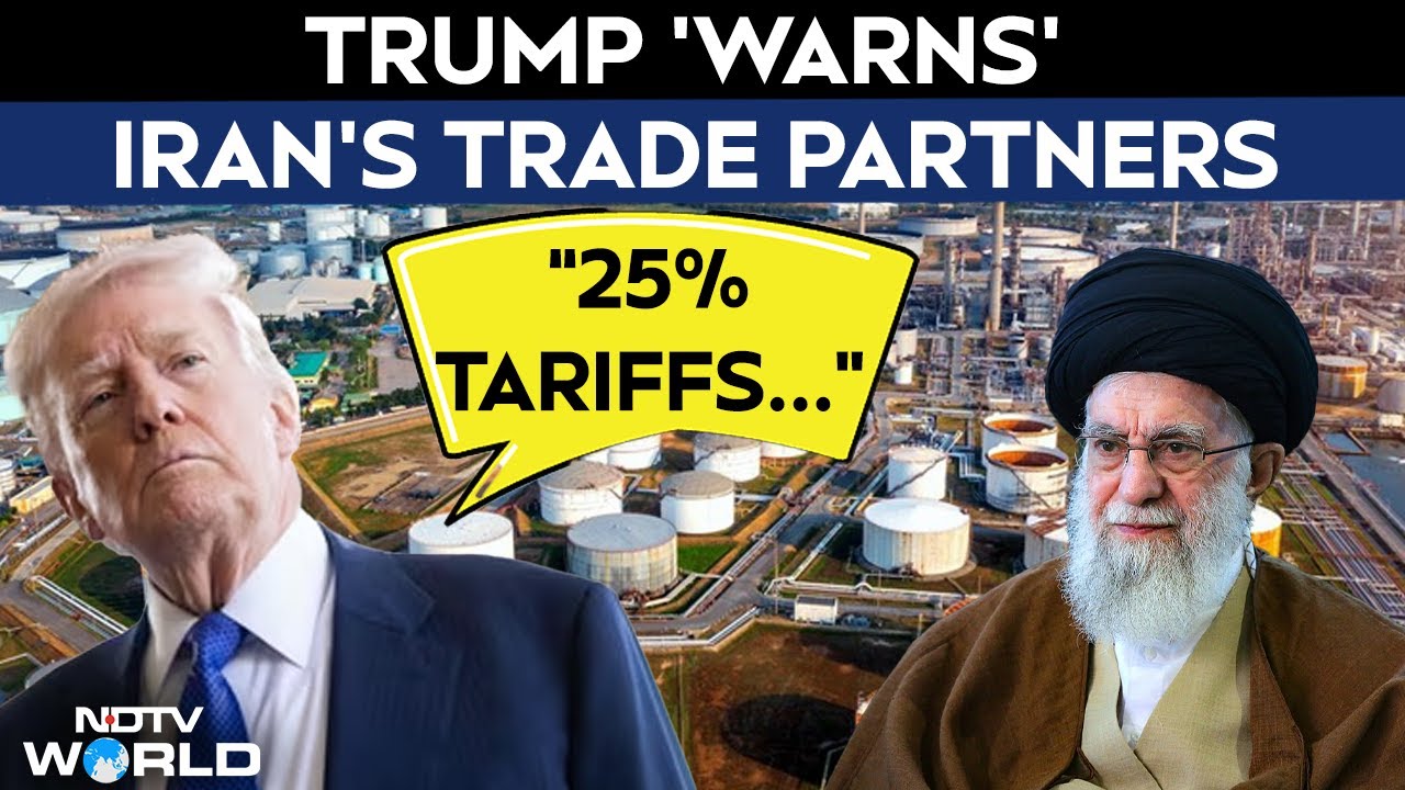 Donald Trump On Iran | Donald Trump 'Warns' Iran's Trade Partners, Orders 25% Tariffs
