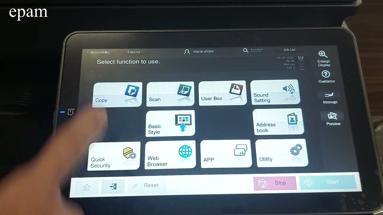 Konica Minolta Bizhub 551i | PaperCut | My New Buddies
