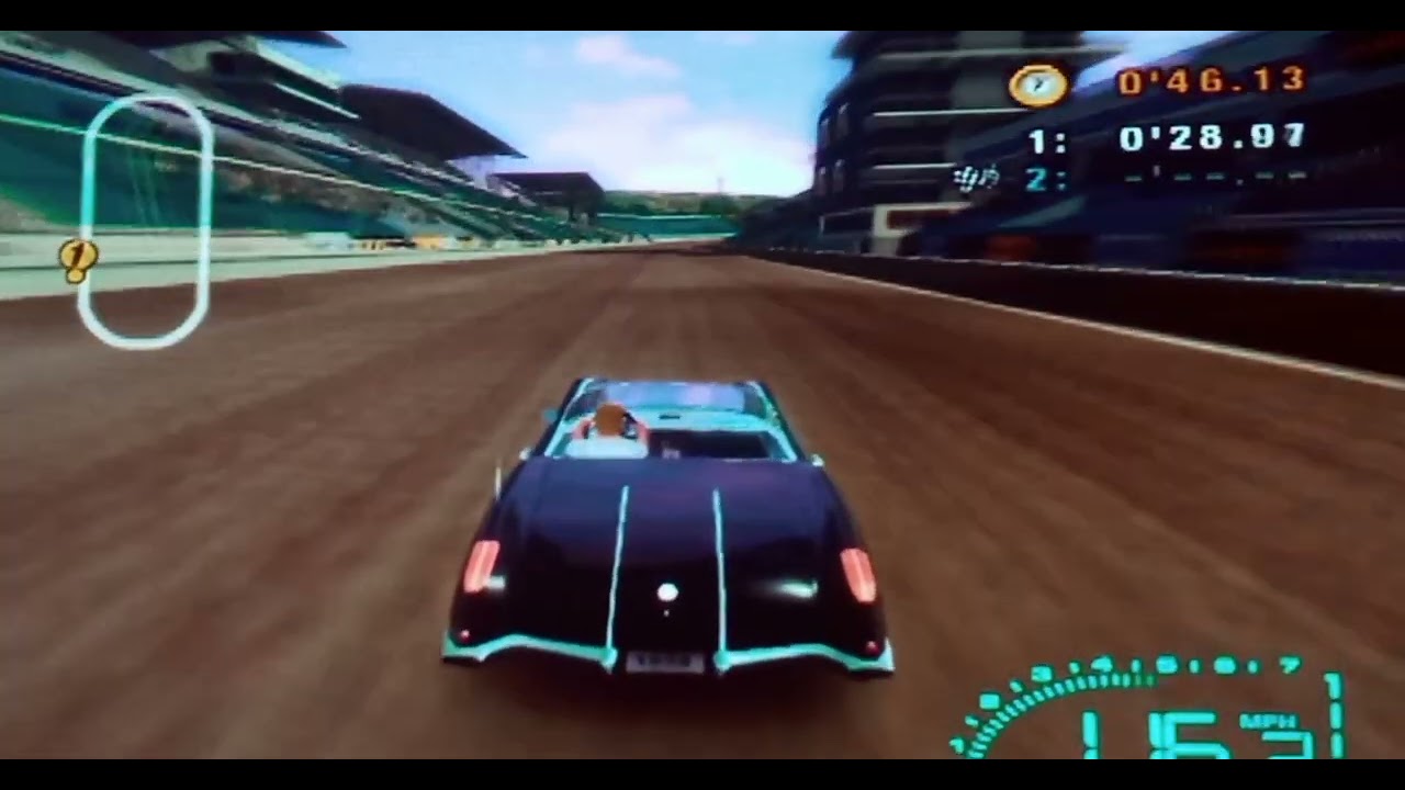 Corvette: 2500 Speedway East (PS2 Gameplay) 