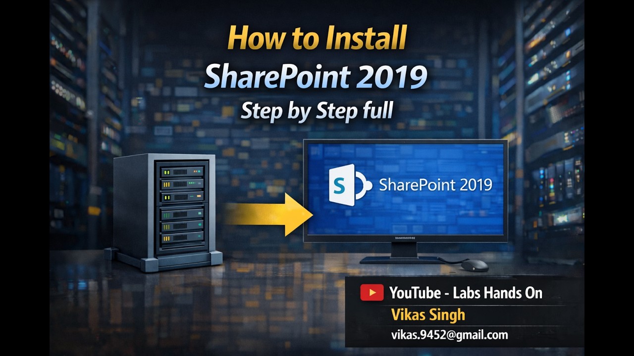 Как установить SharePoint Server 2019 шаг за шагом | Полное руководство по установке в локальной ...
