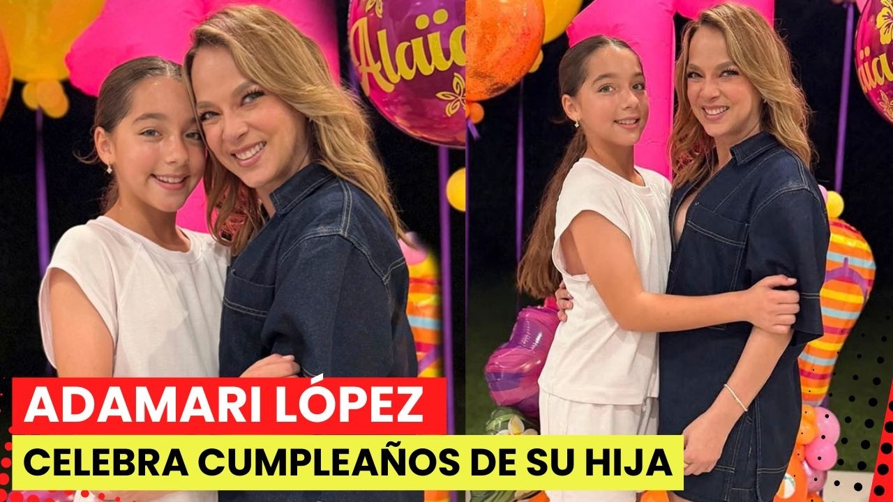 Adamari López y Toni Costa celebran cumpleaños 11 de su hija Alaïa Costa