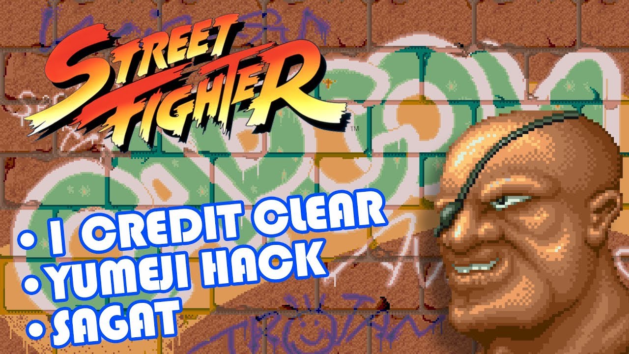 Arcade - Street Fighter (Yumeji Hack SF1++) - *1 Credit Clear* *Sagat* ストリートファイタ
