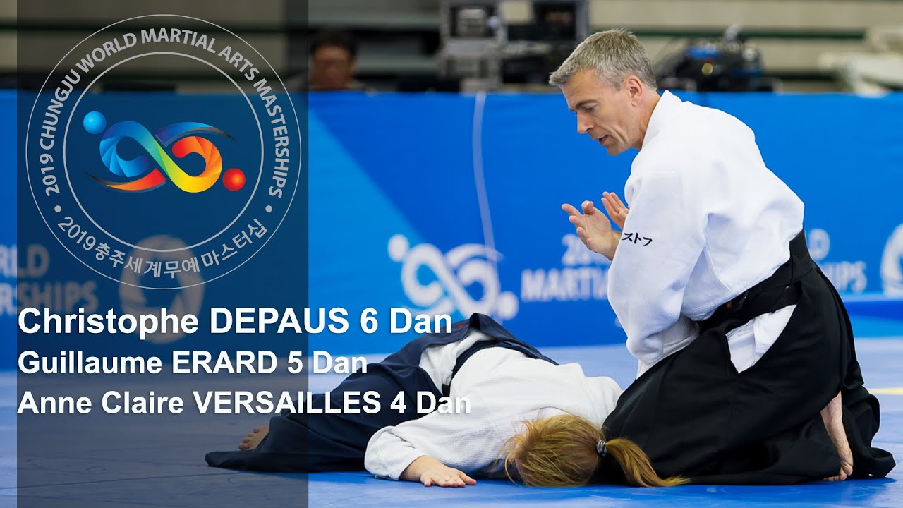 Demonstration of Experts in Aikido - Christophe Depaus at World Martial Arts Masterships in Korea