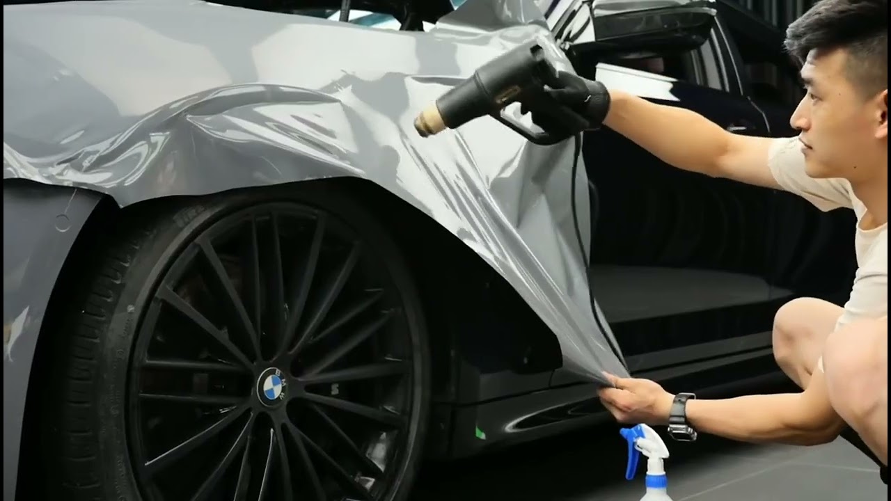 Super Gloss Nardo Grey Car Vinyl Wrap#carwraponline#greywrap #carlifestytles #cartrend #summerwrap