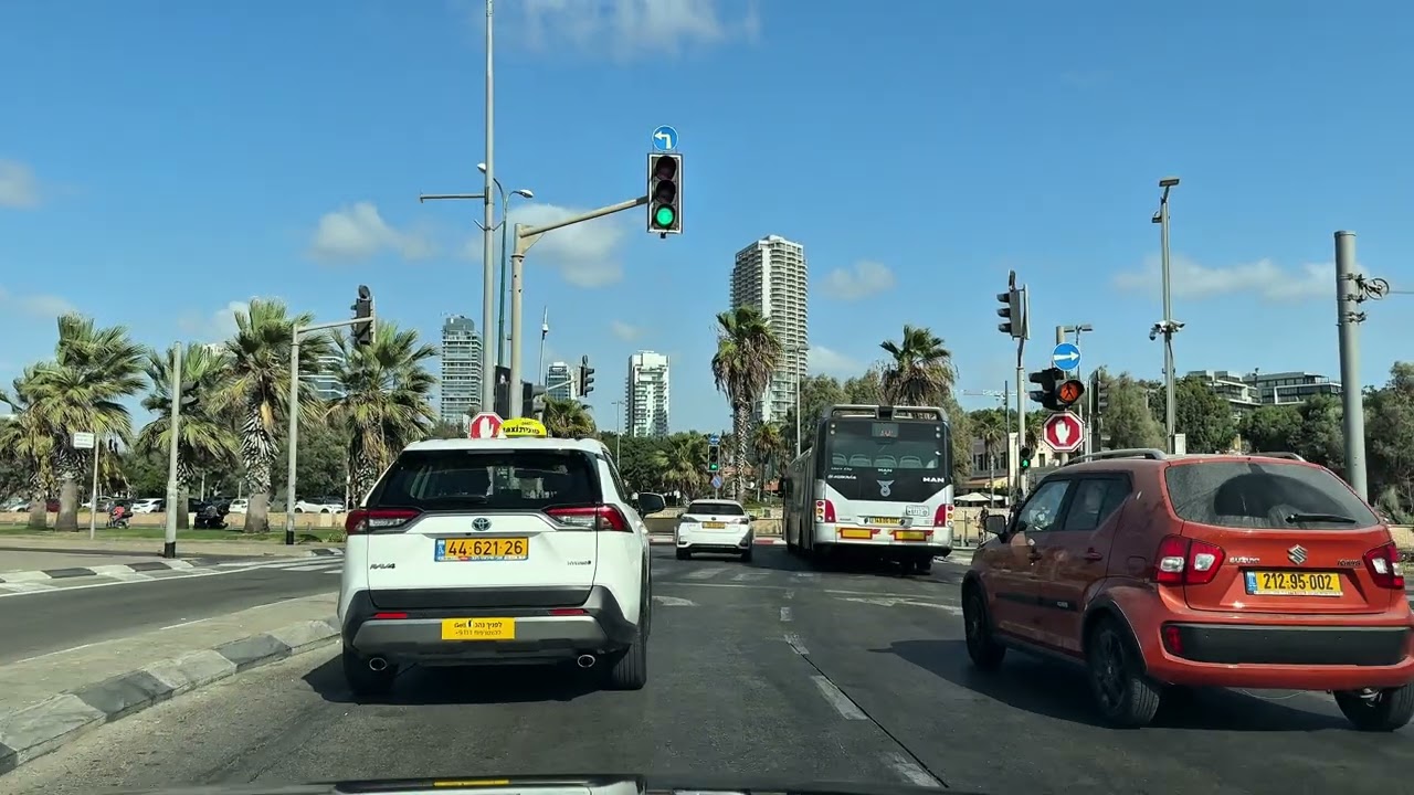 Seaside streets of Tel Aviv