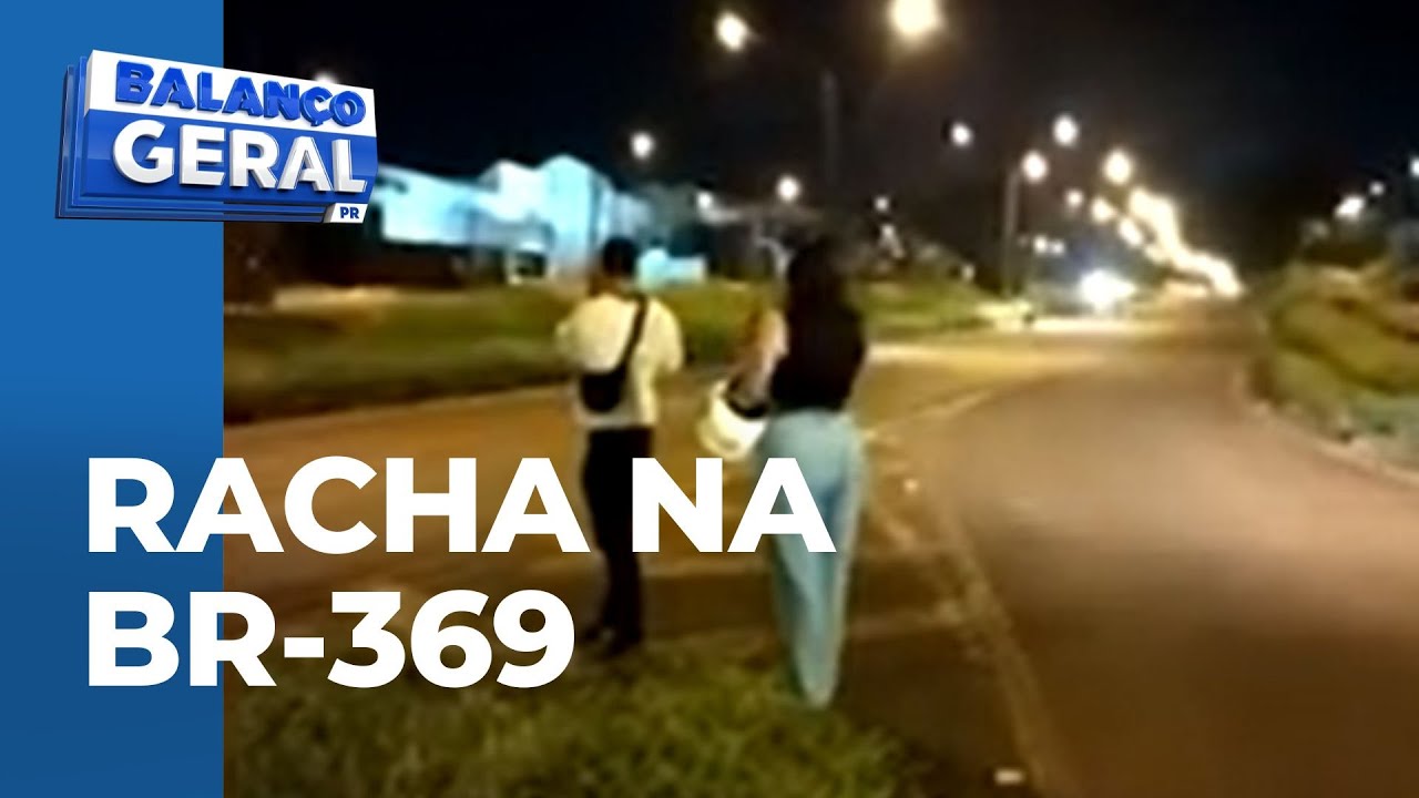 Em alta velocidade e deitados nas motos, jovens tiram racha na BR-369