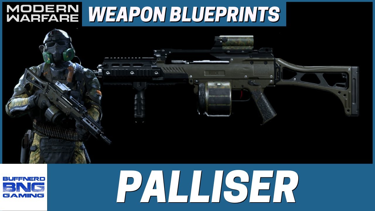 Palliser MG36 - Weapon Blueprint  - Call Of Duty Modern Warfare