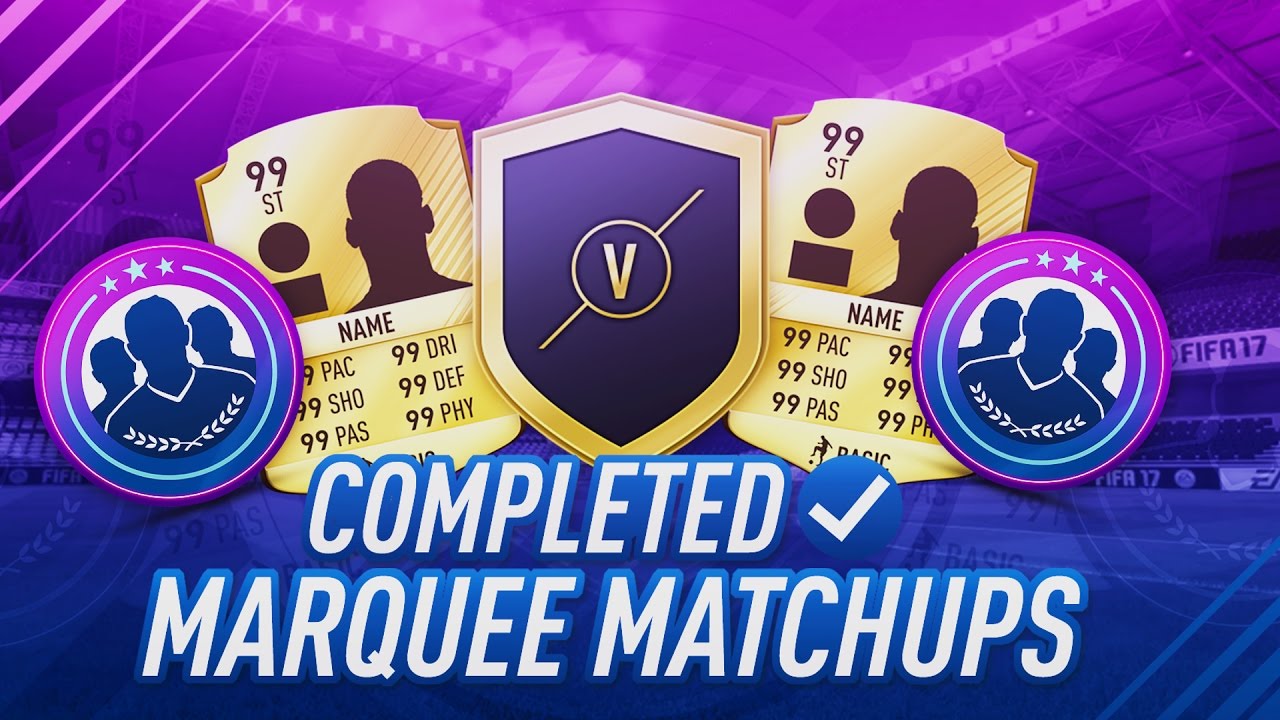 *CHEAP* #FIFA17 MARQUEE MATCHUPS COMPLETED!!