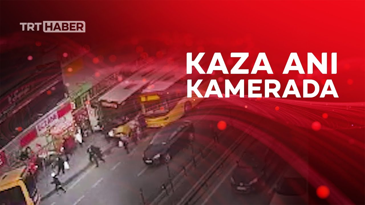 Bahçelievler'deki İETT kazası kamerada