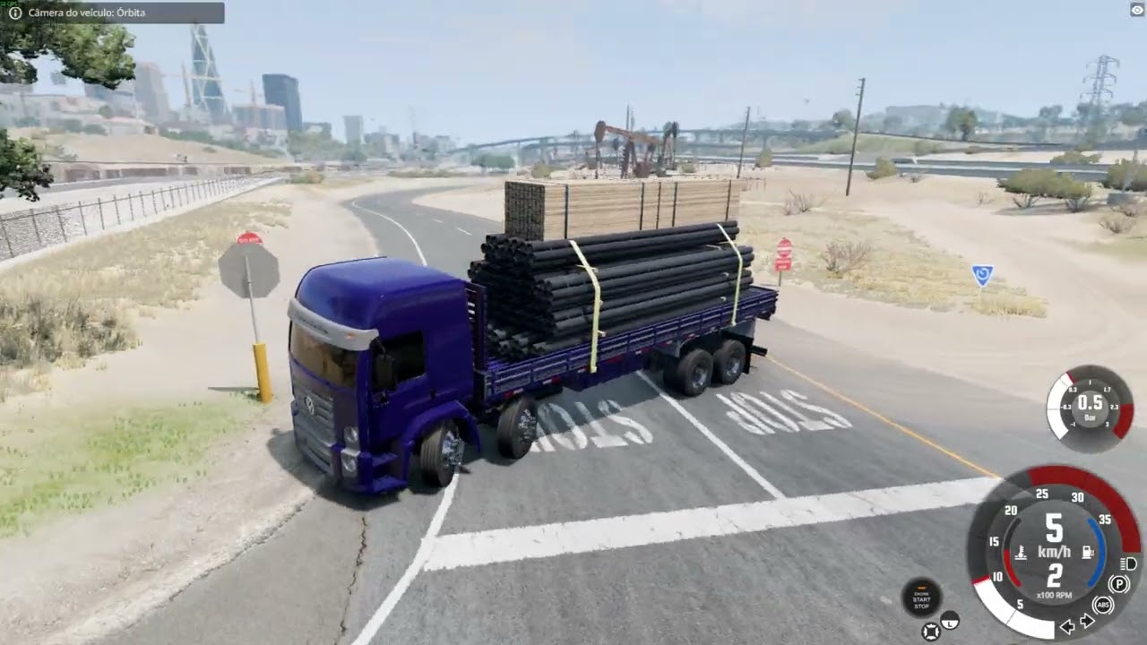 VW BOB CONSTELLATION NA PRESSÃO BEAMNG DRIVE
