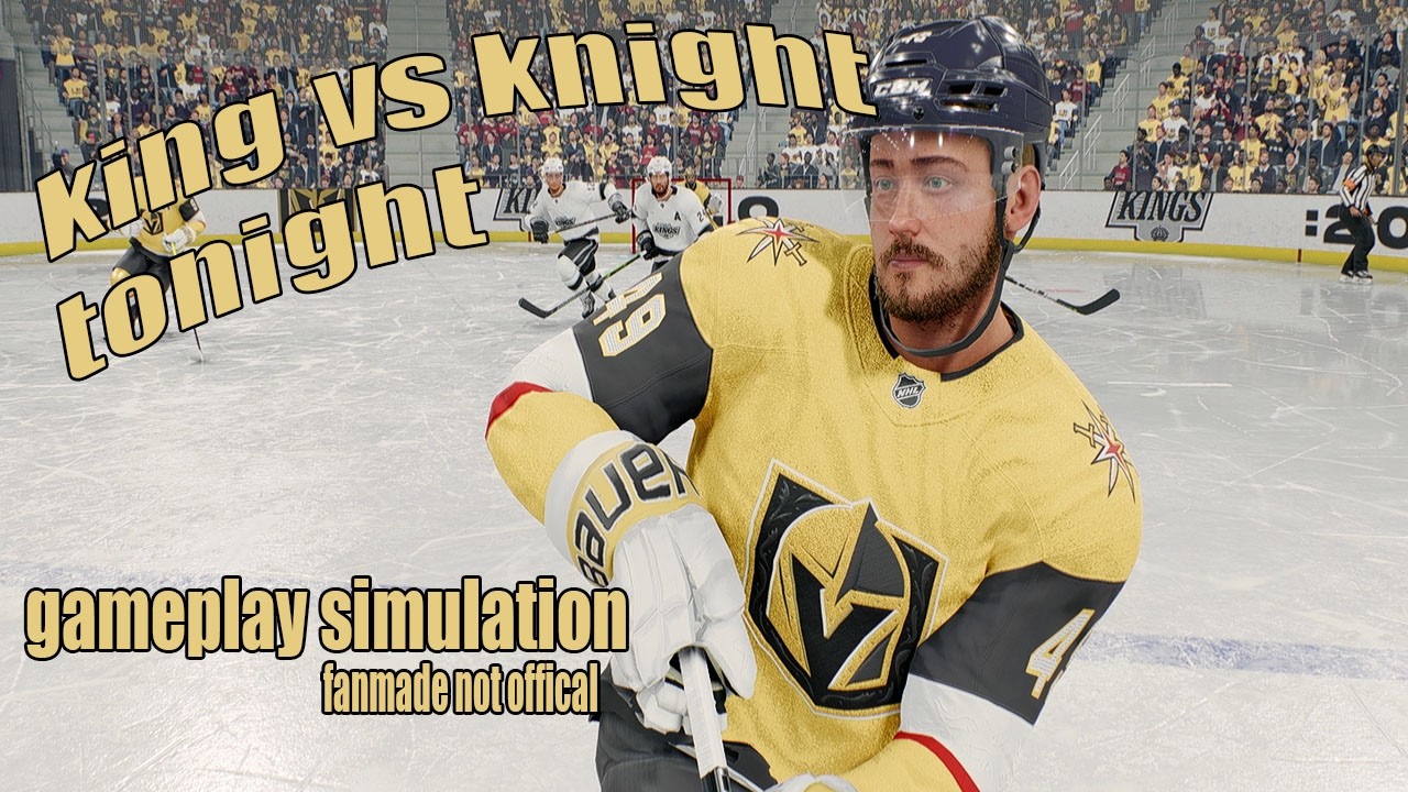 KING vs KNIGHT | Los Angeles Kings vs Vegas Golden Knights | NHL Gameplay Simulation