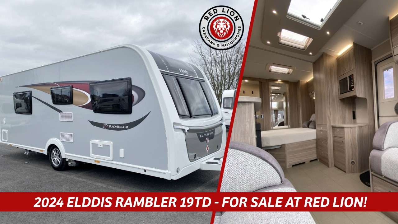 2024 ELDDIS RAMBLER 19TB LUXURY CARAVAN TOUR - FOR SALE AT RED LION!