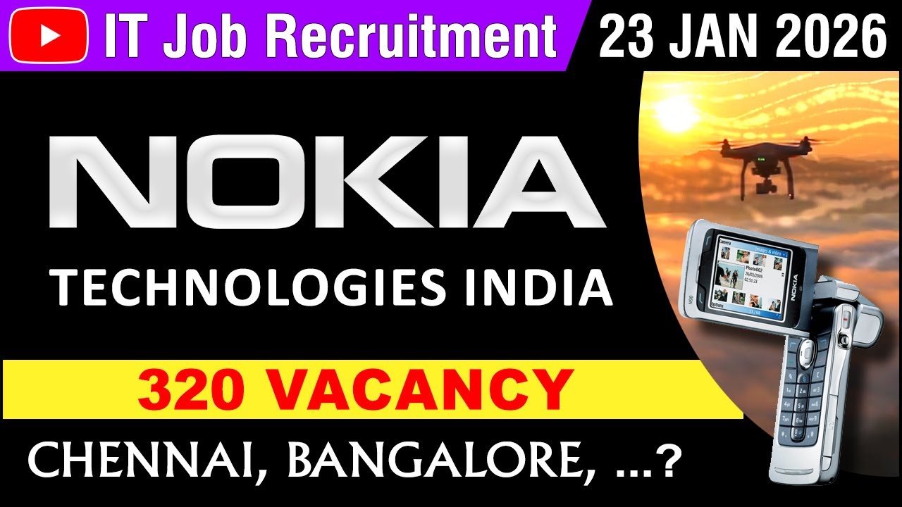 IT JOB | NOKIA Technologies Company Job at Chennai Bangalore | Freshers | 18 JAN 2026 | in Tamil