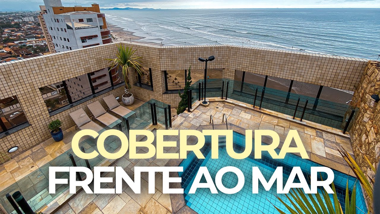 COBERTURA FRENTE AO MAR, com 3 suítes em Praia Grande/SP - Litoral Sul