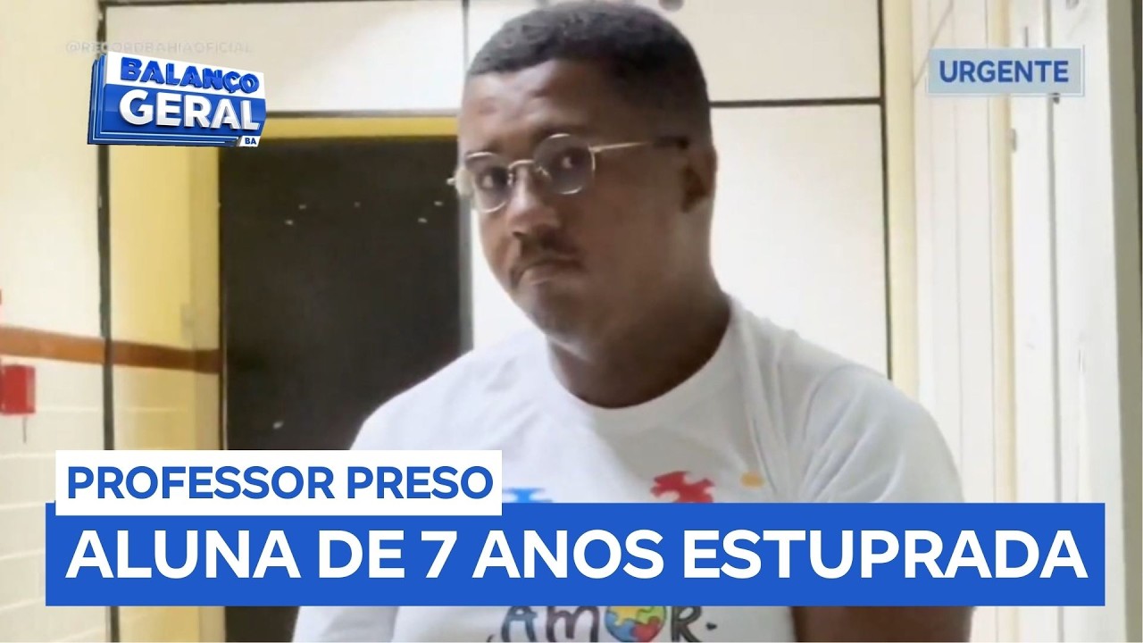 Professor de matemática é acusado de estuprar aluna de 7 anos durante o recreio