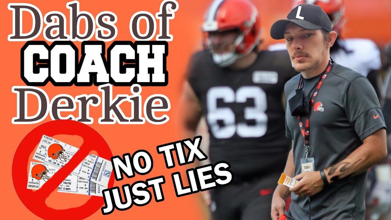 Dab of Derkie: Coach Caught In More Lies. No Browns Game For The Out-liar. More Fantasy Mumbles 🐿🪓