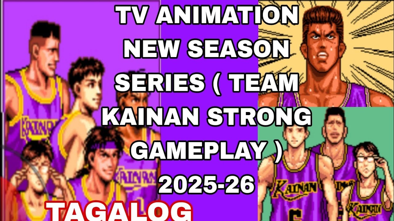 Slamdunk tv animation team kainan strong gameplay maki BINUHAT episode 73 | shinitchi maki gameplay