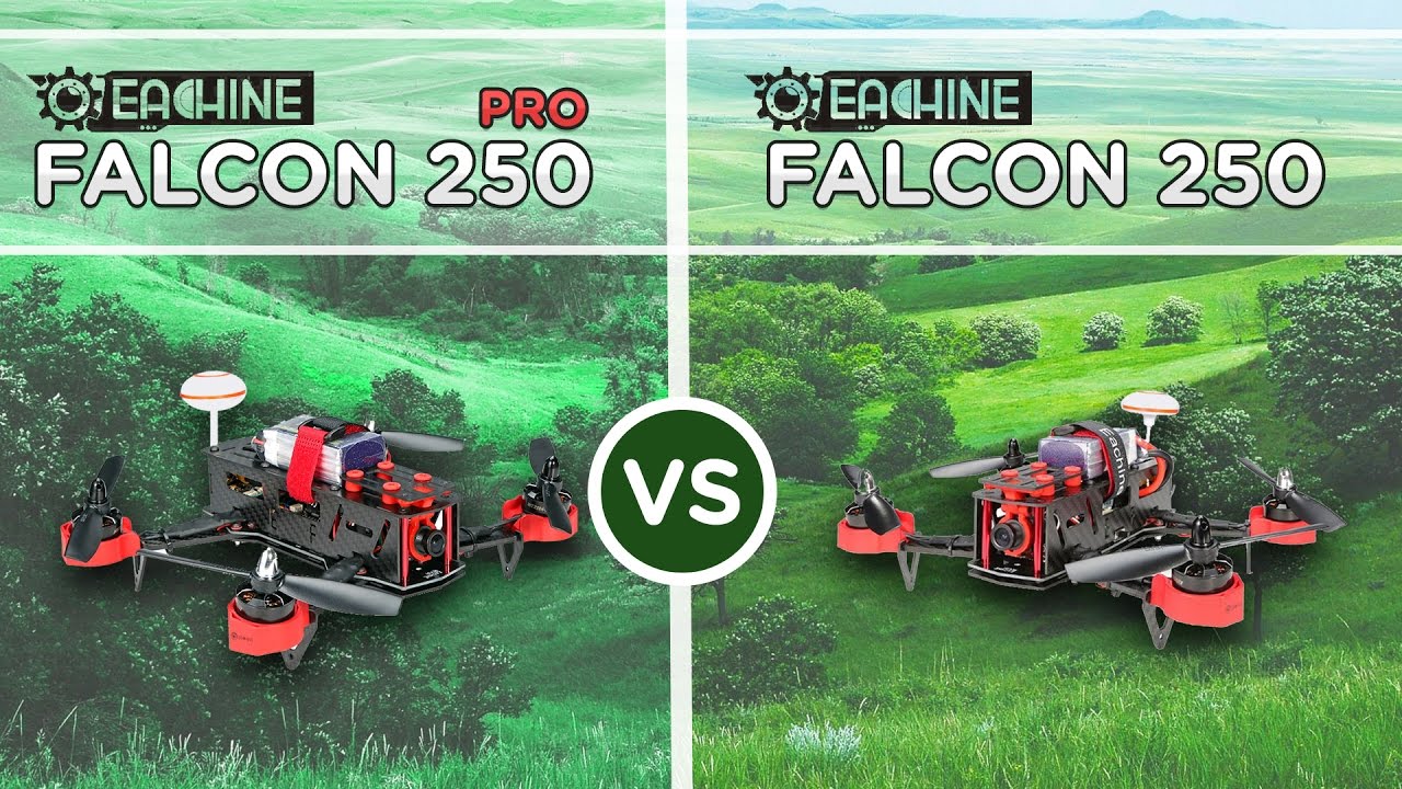 Eachine Falcon Pro vs Eachine Falcon 250 | Beginner Drone Racer