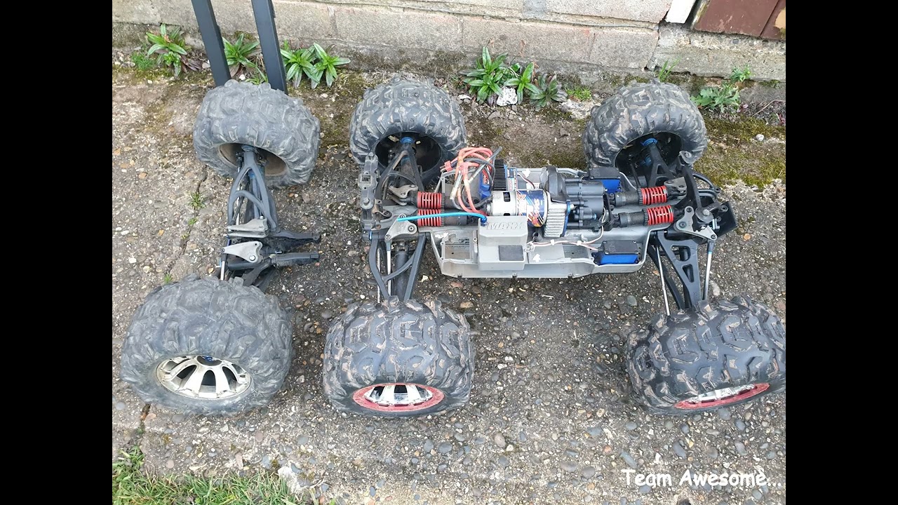 Traxxas Summit 4X4 To 6X6 DIY Conversion.