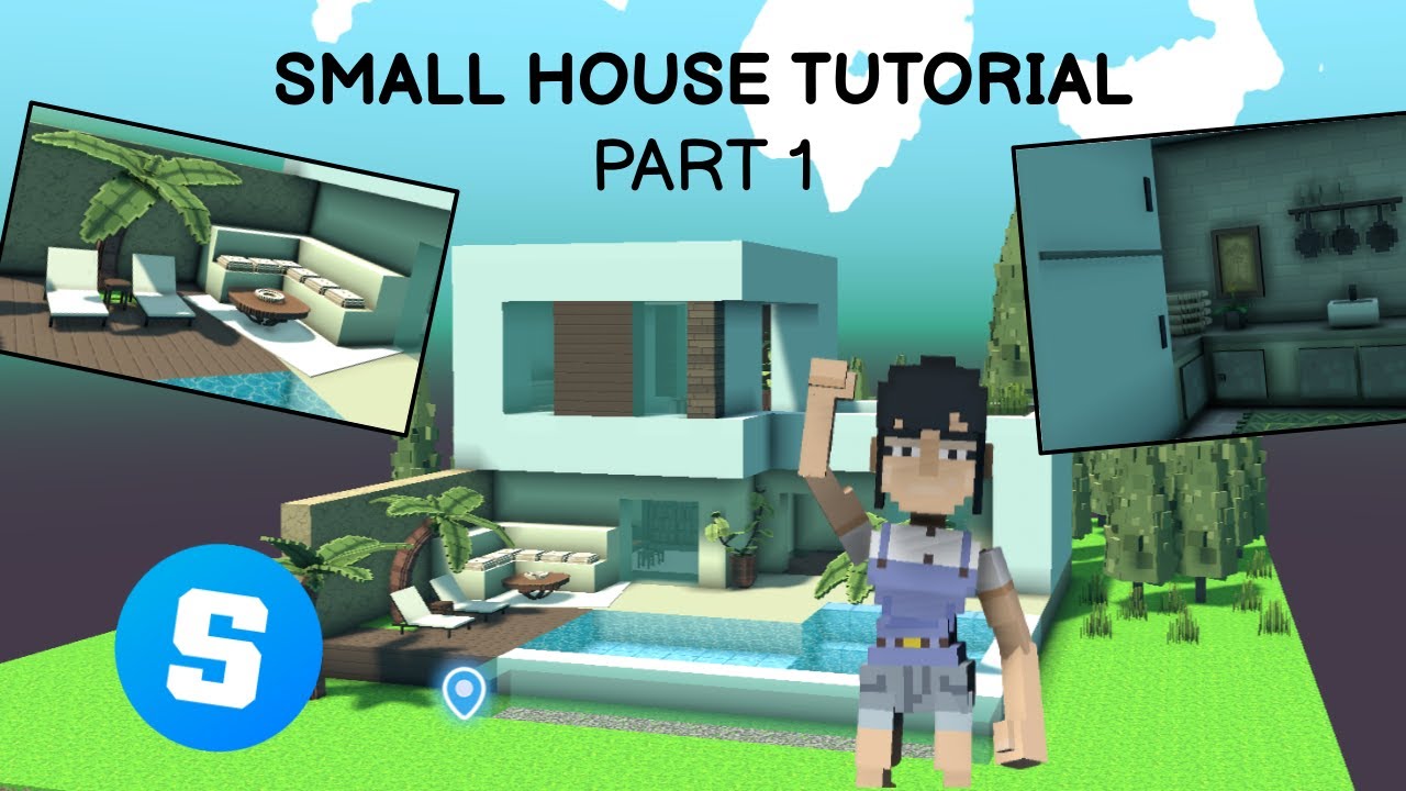 SMALL MODERN HOUSE TUTORIAL🏡 - THE SANDBOX | Part 1
