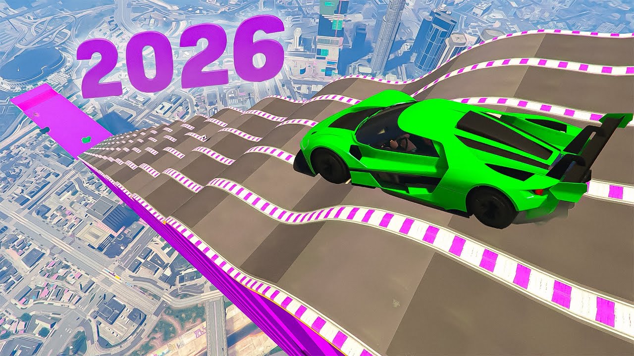 MEGA RAMPA 2026 INCREDIBILE !!! 🐷GARE🐷 GTA 5 ONLINE