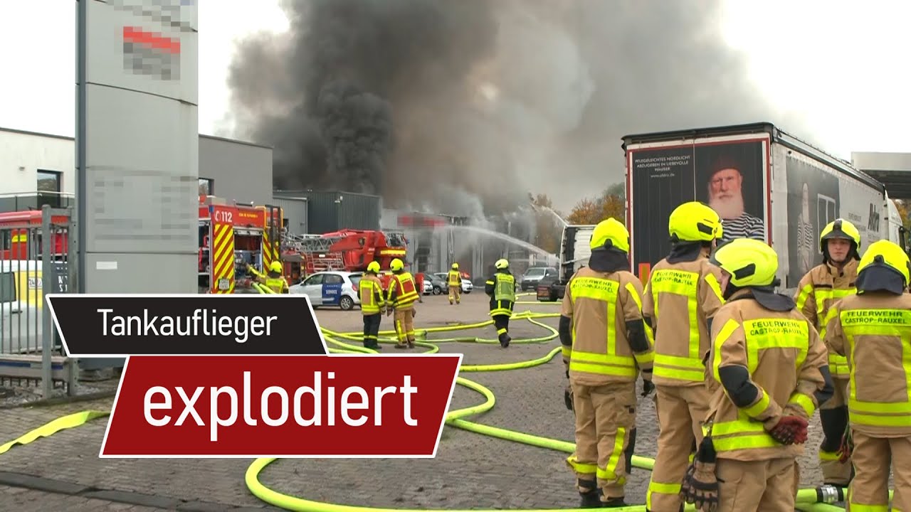 Tankauflieger explodiert