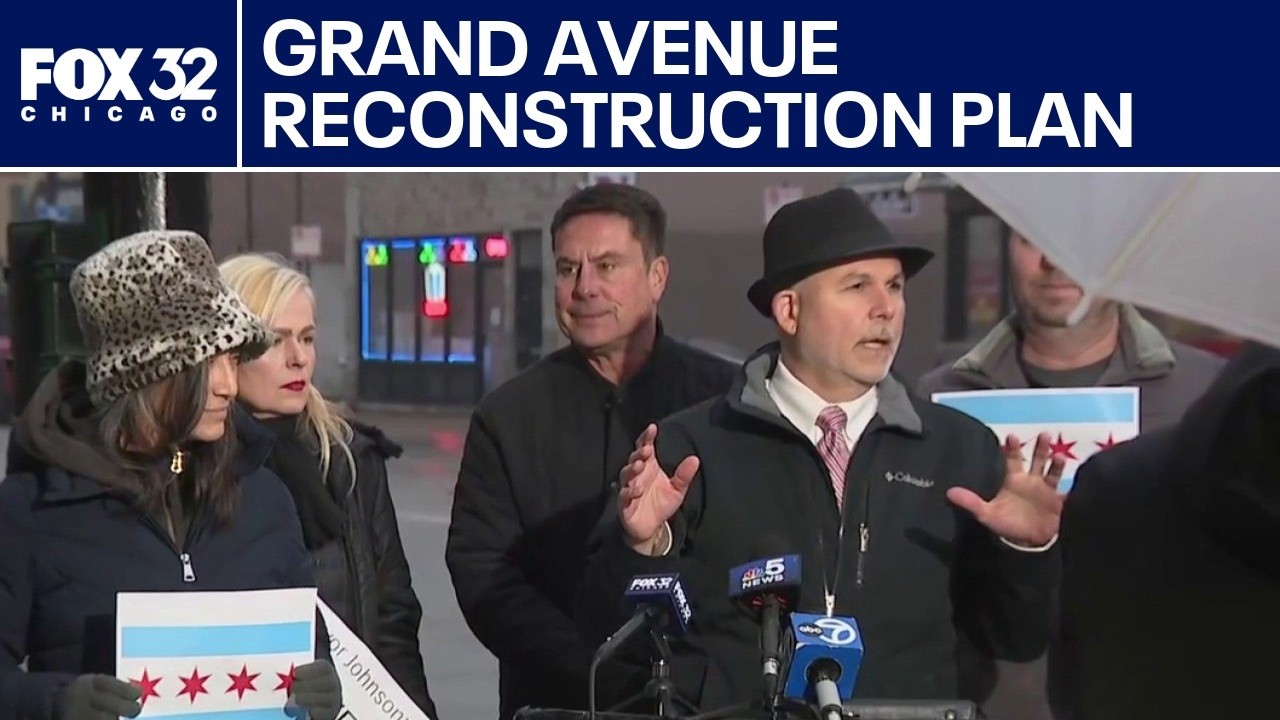 Reconstruction plan of Chicago's Grand Avenue faces pushback