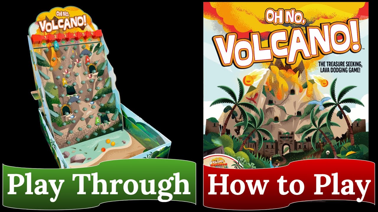 Oh No, Volcano! - How to Play & Play Through