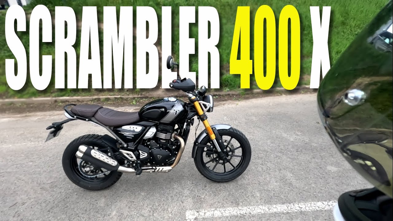 TRIUMPH Scrambler 400X | Baby scrambler joyeux